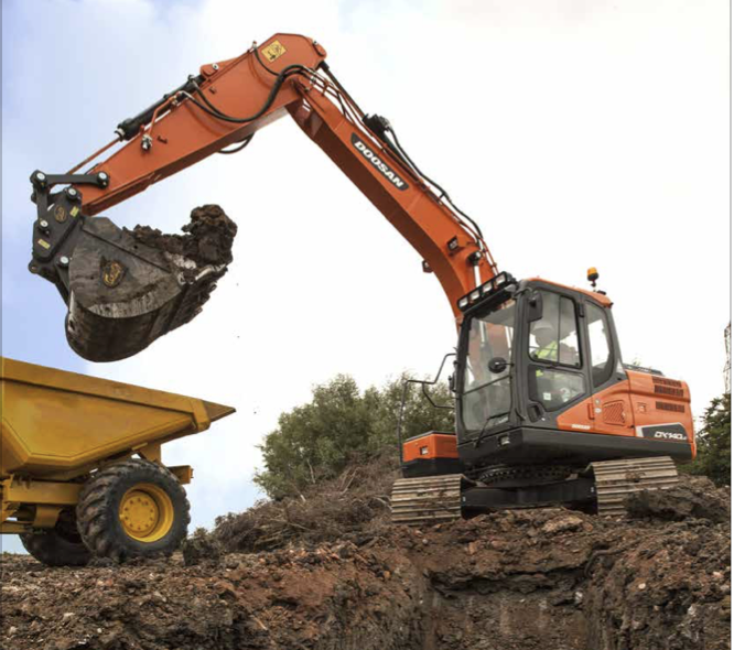Pelle sur chenilles DX140LC-5