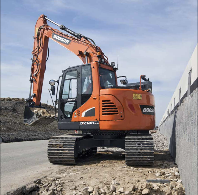 Pelle sur chenilles DX140LCR-5