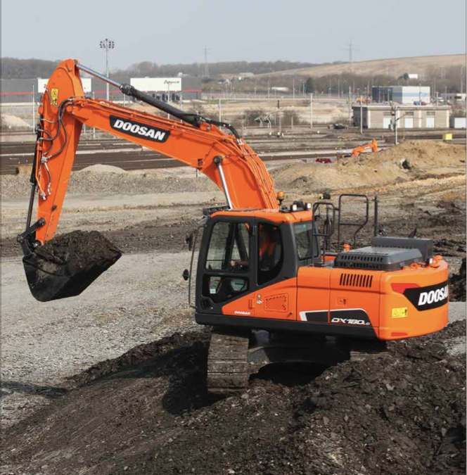 Pelle sur chenilles DX180LC-5